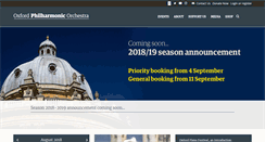 Desktop Screenshot of oxfordphil.com