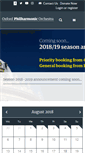 Mobile Screenshot of oxfordphil.com