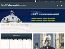 Tablet Screenshot of oxfordphil.com